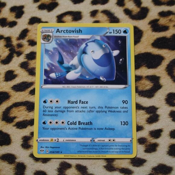 Arctovish 054/189 Pokemon Card - Picture 1 of 1